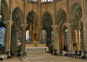 chevet de l'abbé suger basilique saint-denis